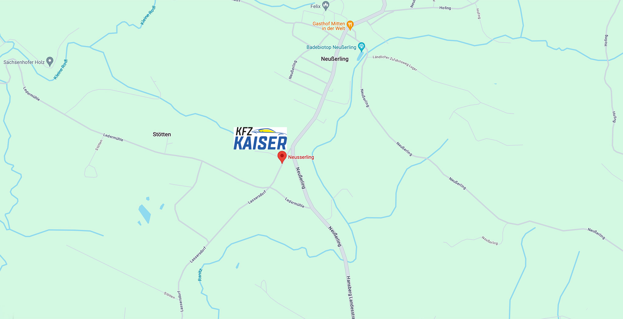 kfz-kaiser-neusserling-herzogsdorf-oberneukirchen-anfahrt
